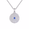 Evil Eye Necklace 925 Sterling Silver