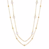14K Gold-Plated Freshwater Pearl Necklace – Dainty Minimalist Jewelry for Women